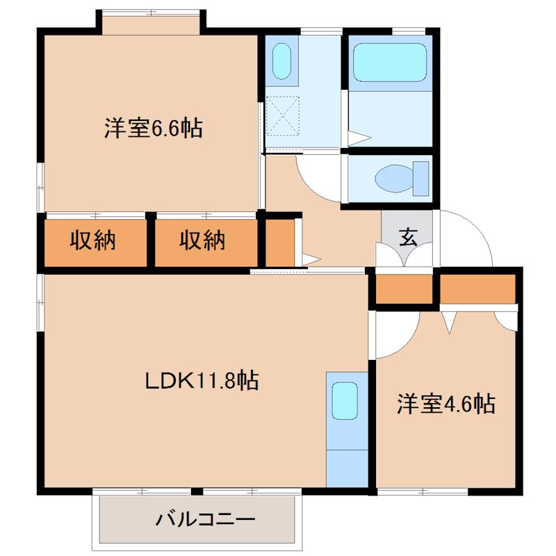プレジールすがや 間取り