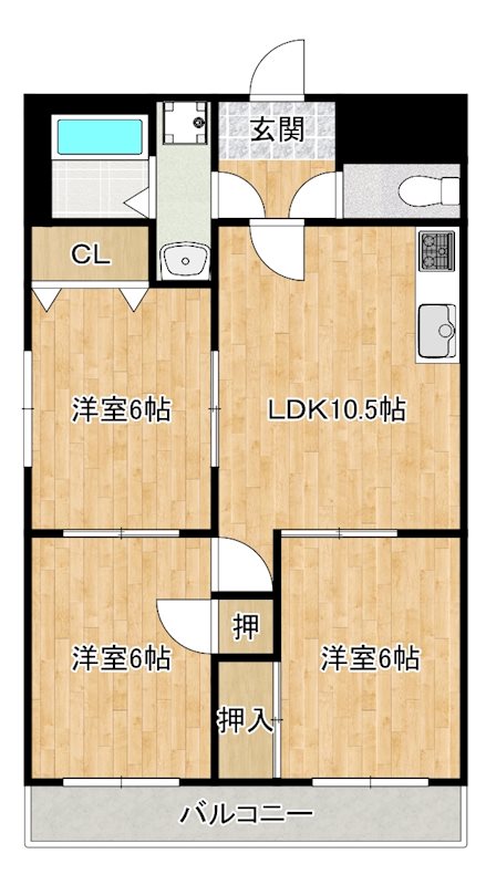 小郡NTビル 間取り