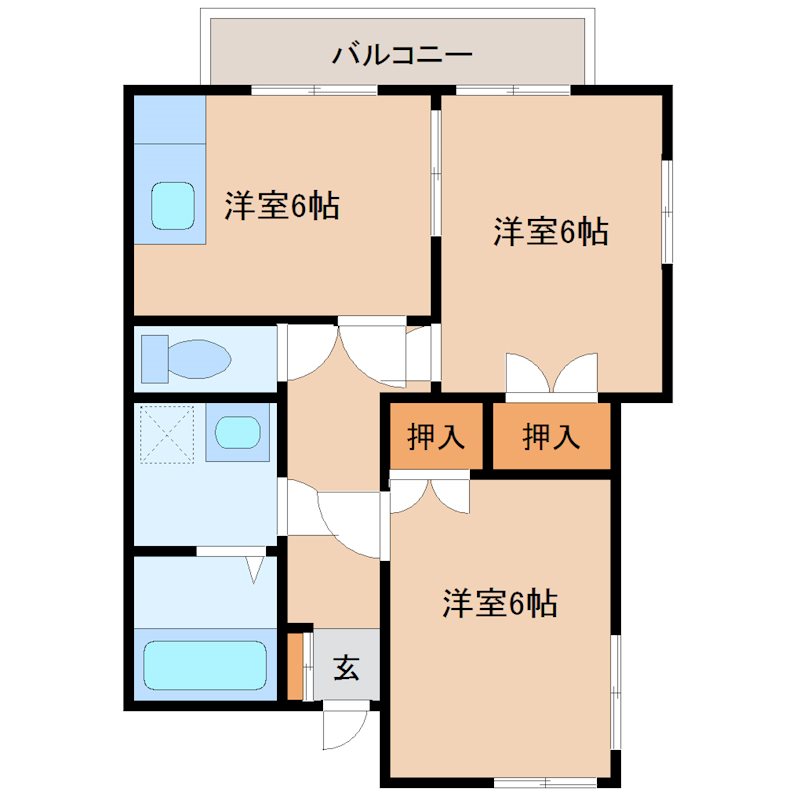 サンビレッジかこ 間取り
