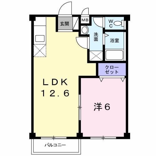 ステイタス月隈Ⅱ 間取り
