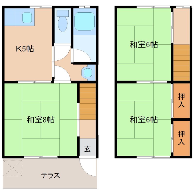やまなみ荘 間取り