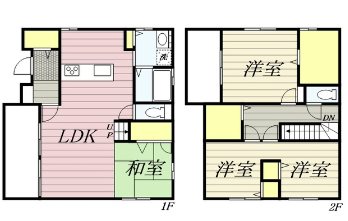 美しが丘南戸建 間取り