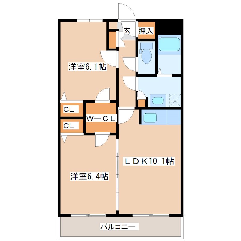 ヴァンクレール 間取り