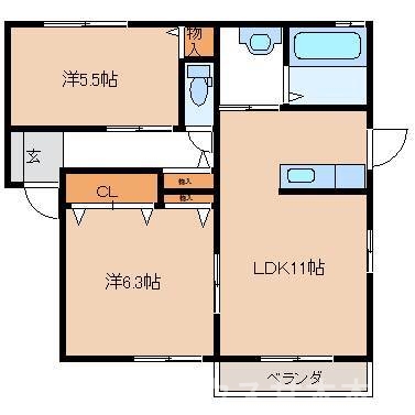 シャーメゾン来春 間取り