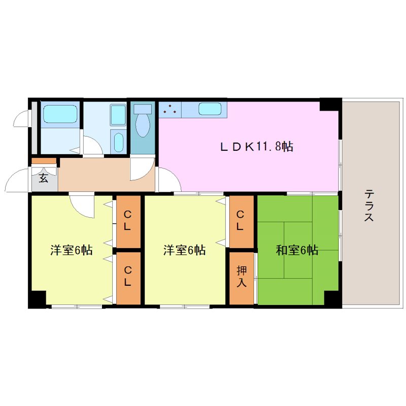 ディナスティⅧ 間取り