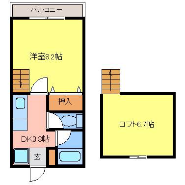 メゾン　エリーナ 間取り