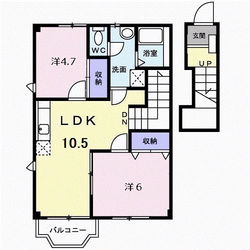 オアシス　Ⅱ 間取り