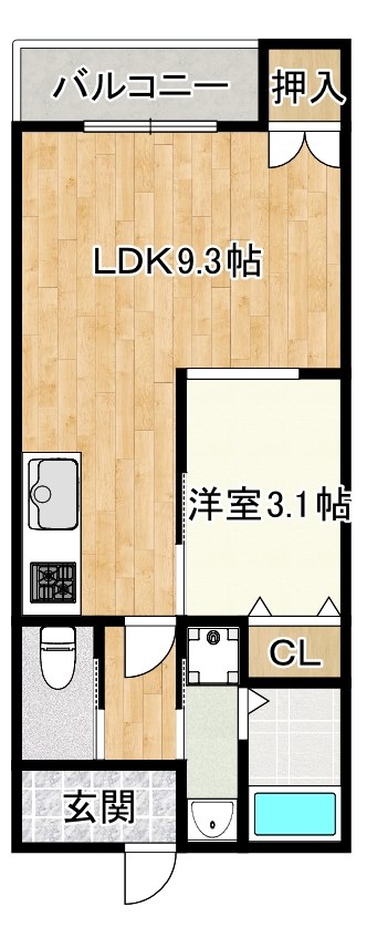 リベルタ基山 間取り