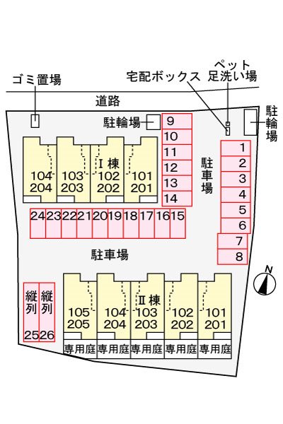 ＫＡＨＡＬＡ　Ⅰ 駐車場