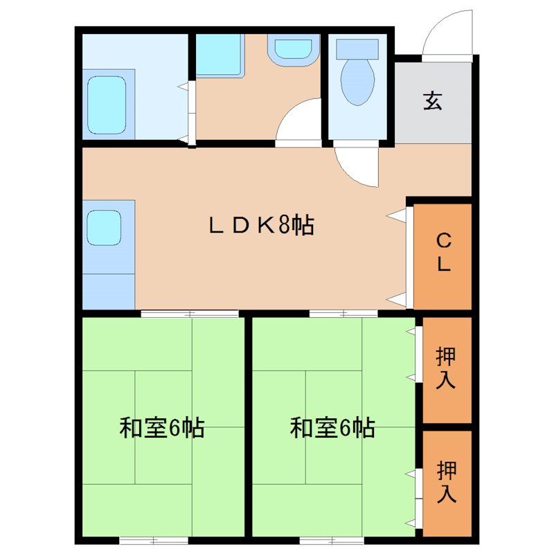ハイツ千足 間取り