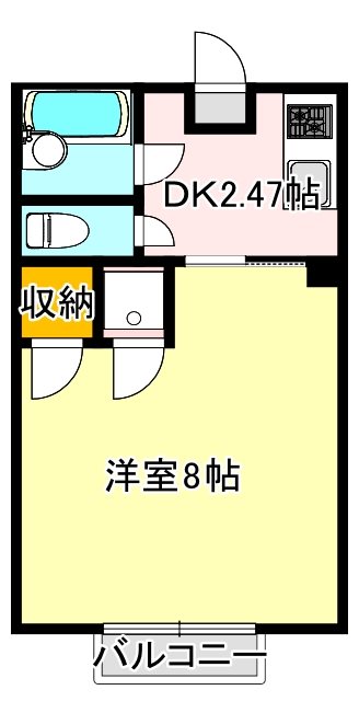 シティみの原B 間取り