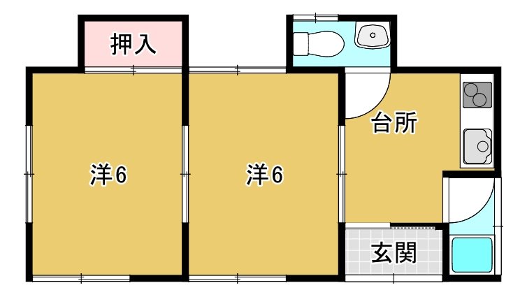 ウィステリア花月  間取り