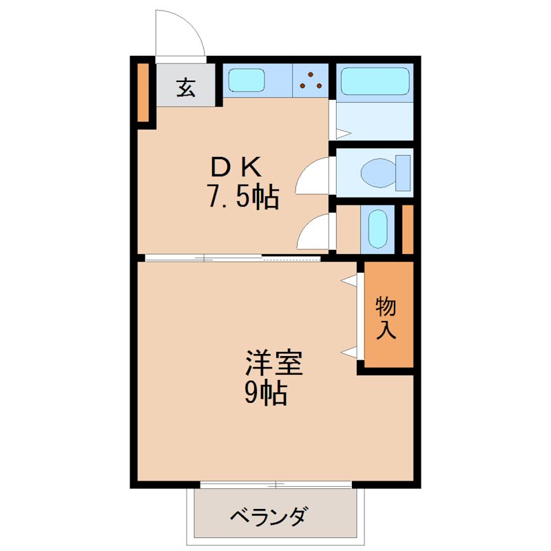 ウインザー今泉A 間取り