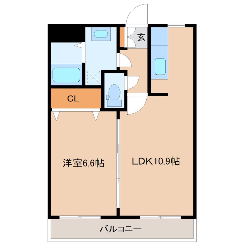 ハイムK.I二日市駅前 間取り