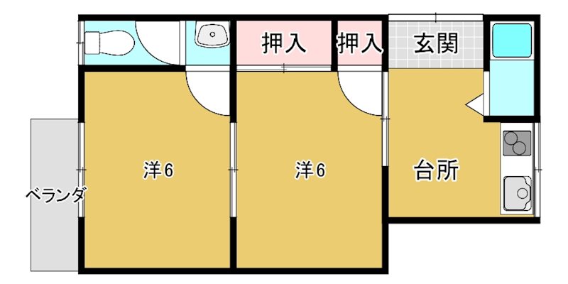 ウィステリア花月  間取り