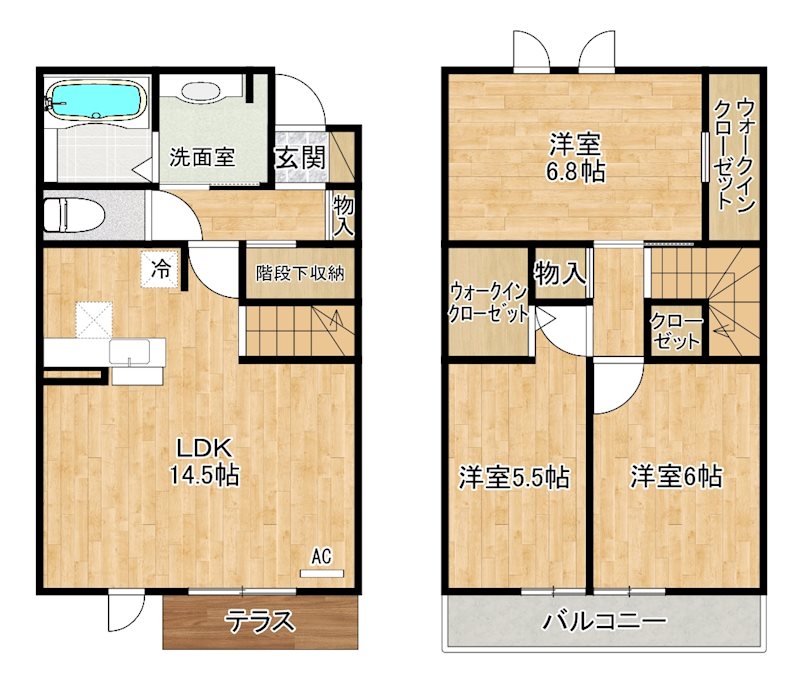 クレスト青山 間取り