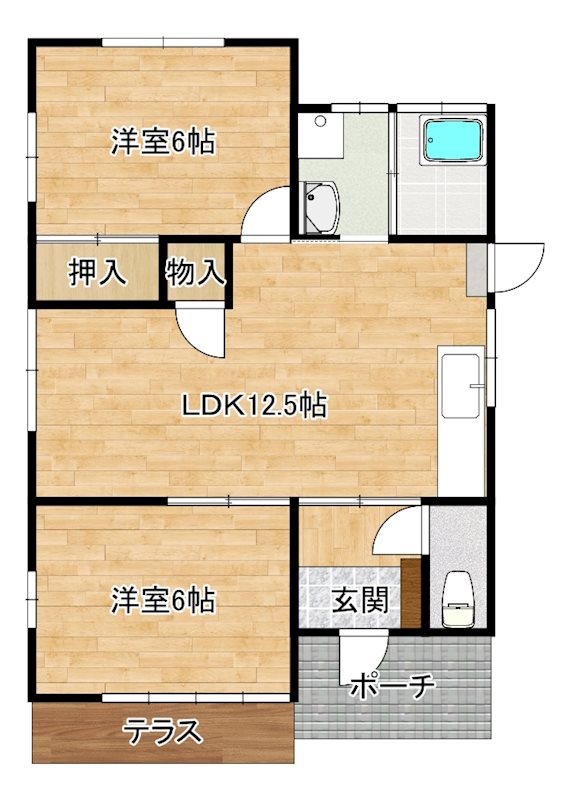 山田借家 間取り