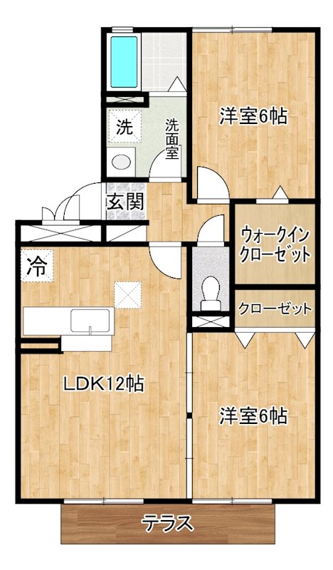 グリーンパーク・シャンテ 間取り