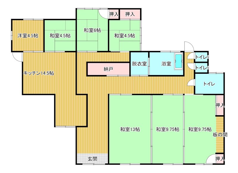 玖珠貸別荘 間取り
