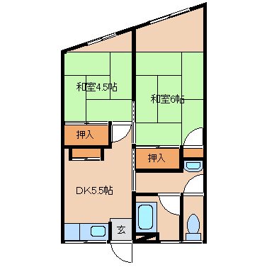 朝日屋アパート 間取り
