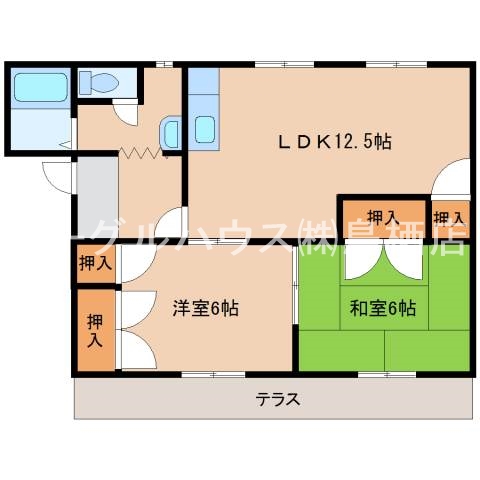 ルミエールB棟 間取り