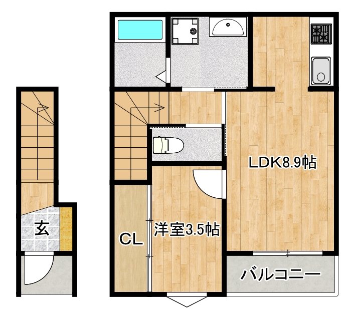 メゾングレイス上津 間取り
