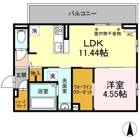 パークハイム上津 間取り