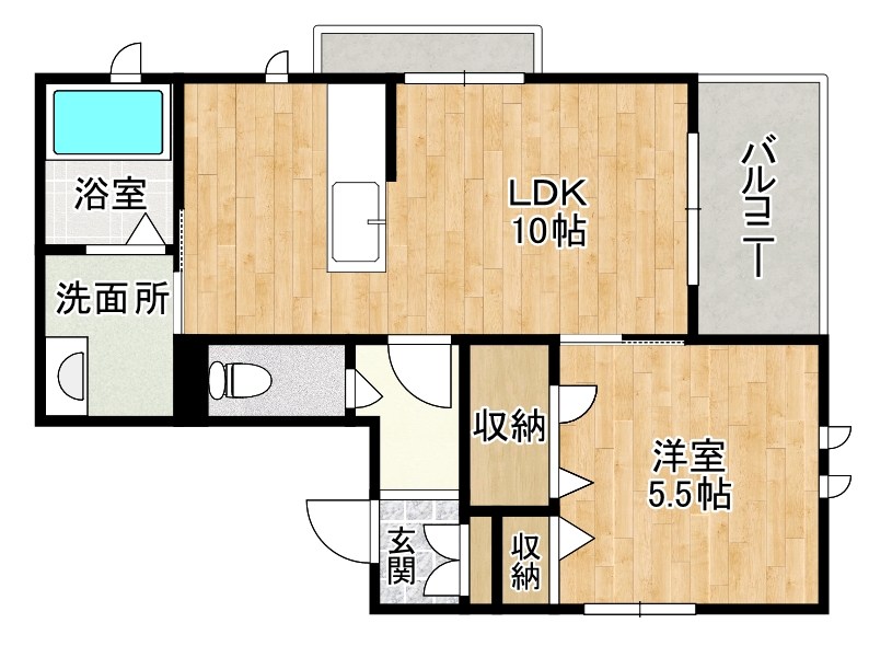 シャルヴィーブル 間取り