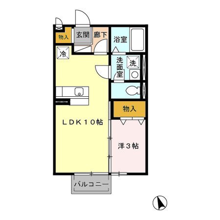 グランドソレーユ東合川 間取り