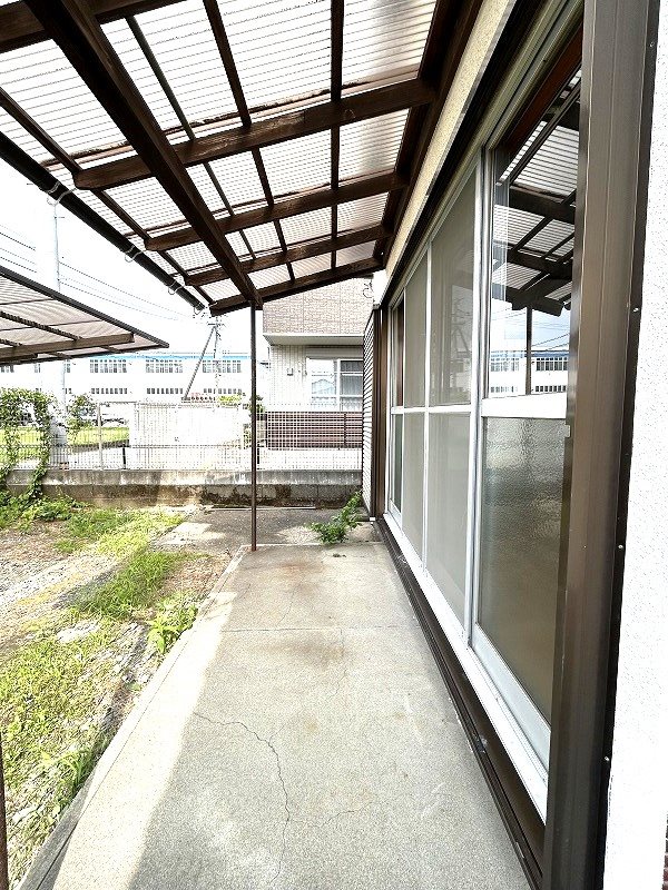 山田借家 ベランダ