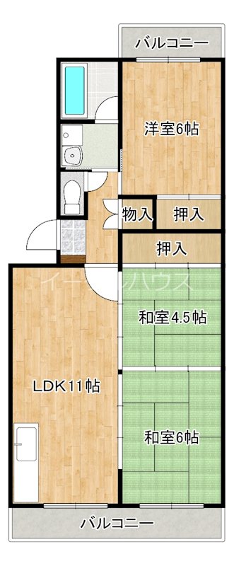 コーポラス国分 間取り