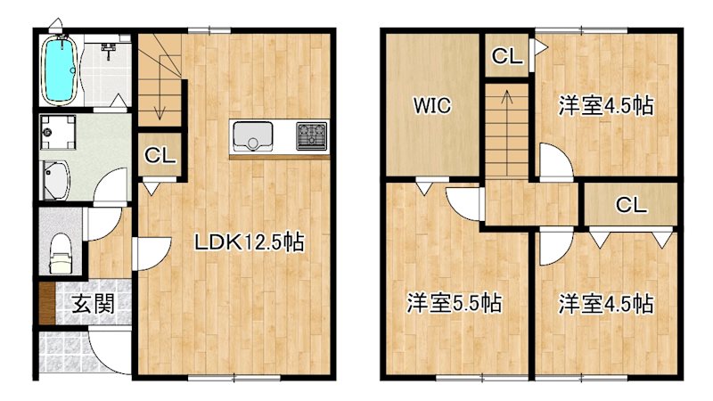Maison Blanche 間取り