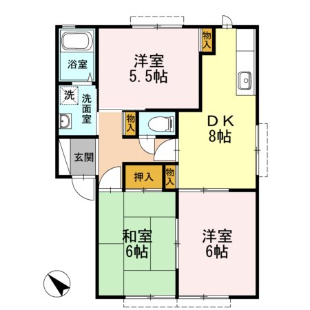 ミーツハオスK　B棟 間取り