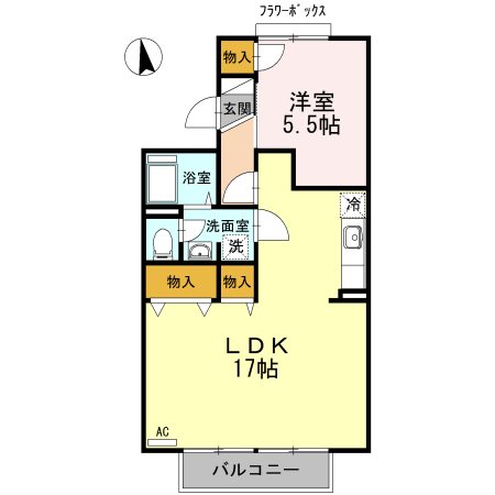 レジデンス２１ＴＨ　C棟 間取り