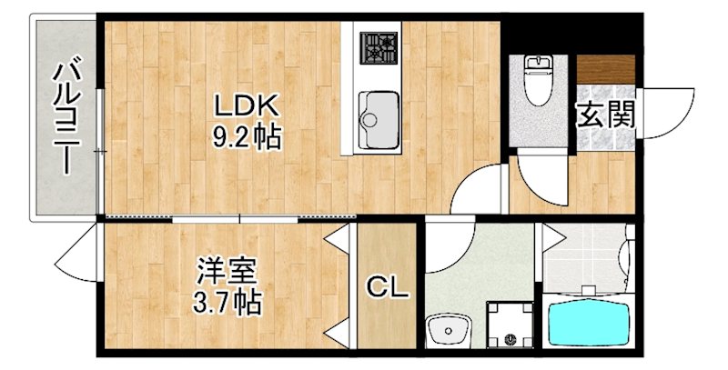 アシスト 久留米西町 間取り