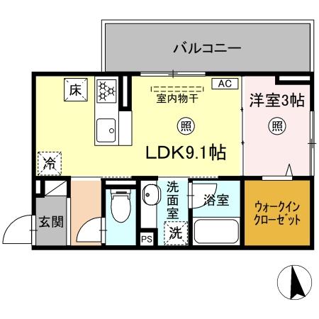 D－ROOM＋西町 間取り