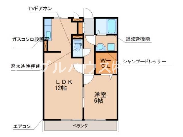 セイシェル・大山B棟 間取り