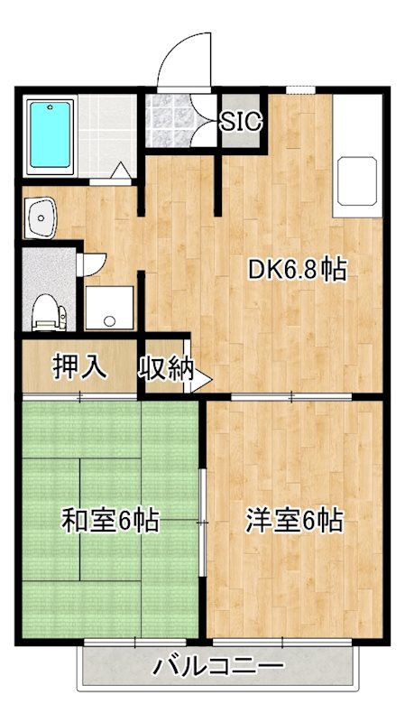 アドバンス21　B棟 間取り