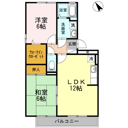 ぺイサージュ上津 間取り