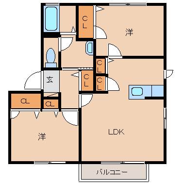 エトワール　A棟 間取り
