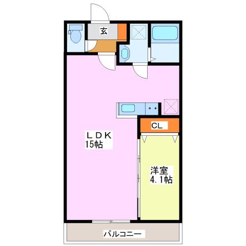 クリエール小郡 間取り