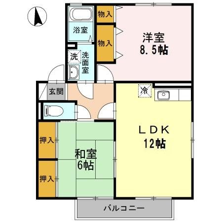 アクール　D棟 間取り