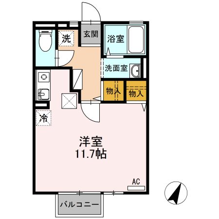 エクセル東合川 間取り