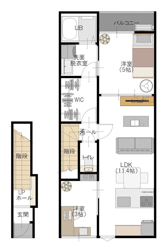 L-bloom東櫛原 間取り