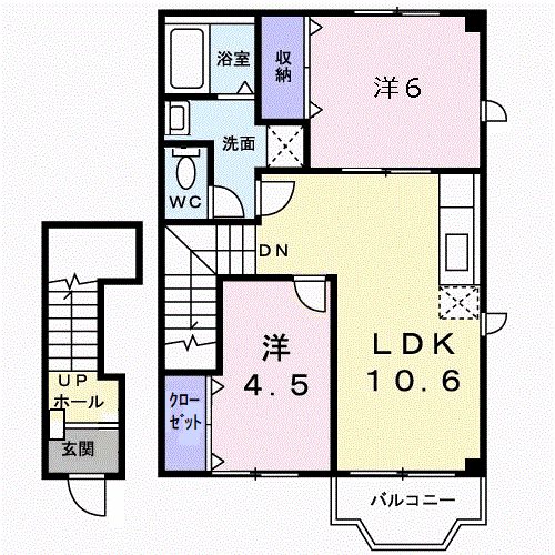 グレース後藤　Ⅱ  間取り