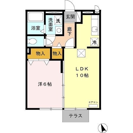 アヴニール合川 間取り