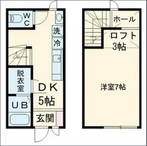  仮称）下高橋アパート  間取り