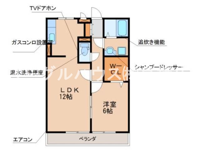 セイシェル・大山B棟 間取り
