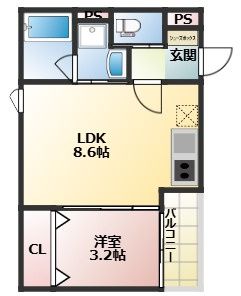 THE NOBLES 花畑 間取り