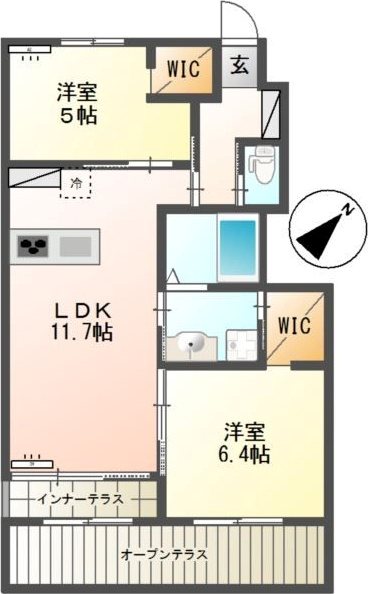 ラフィーネA 間取り